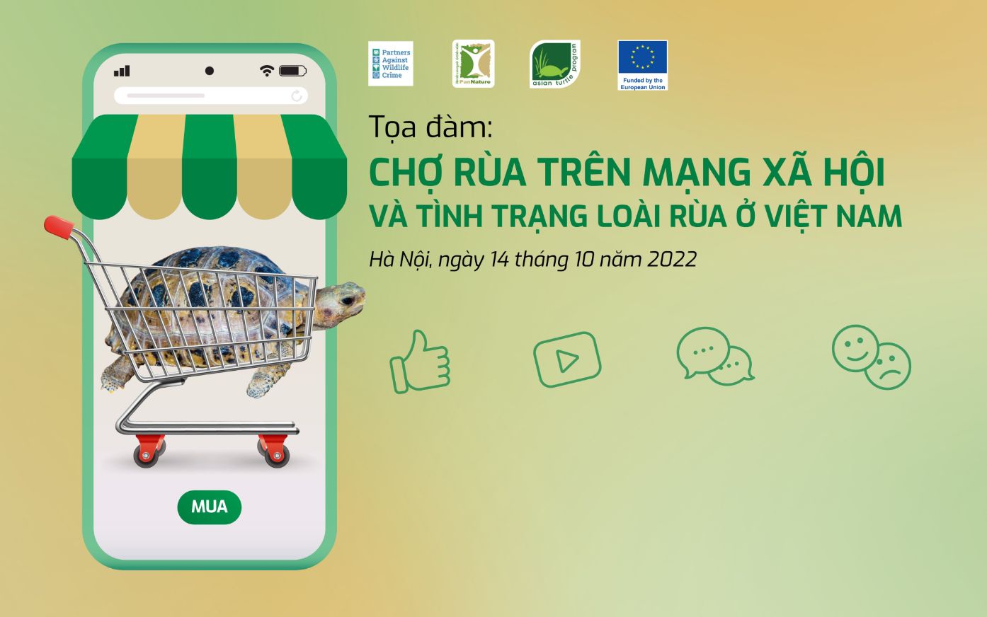 Tọa đàm: Chợ rùa trên mạng xã hội và tình trạng loài rùa ở Việt Nam